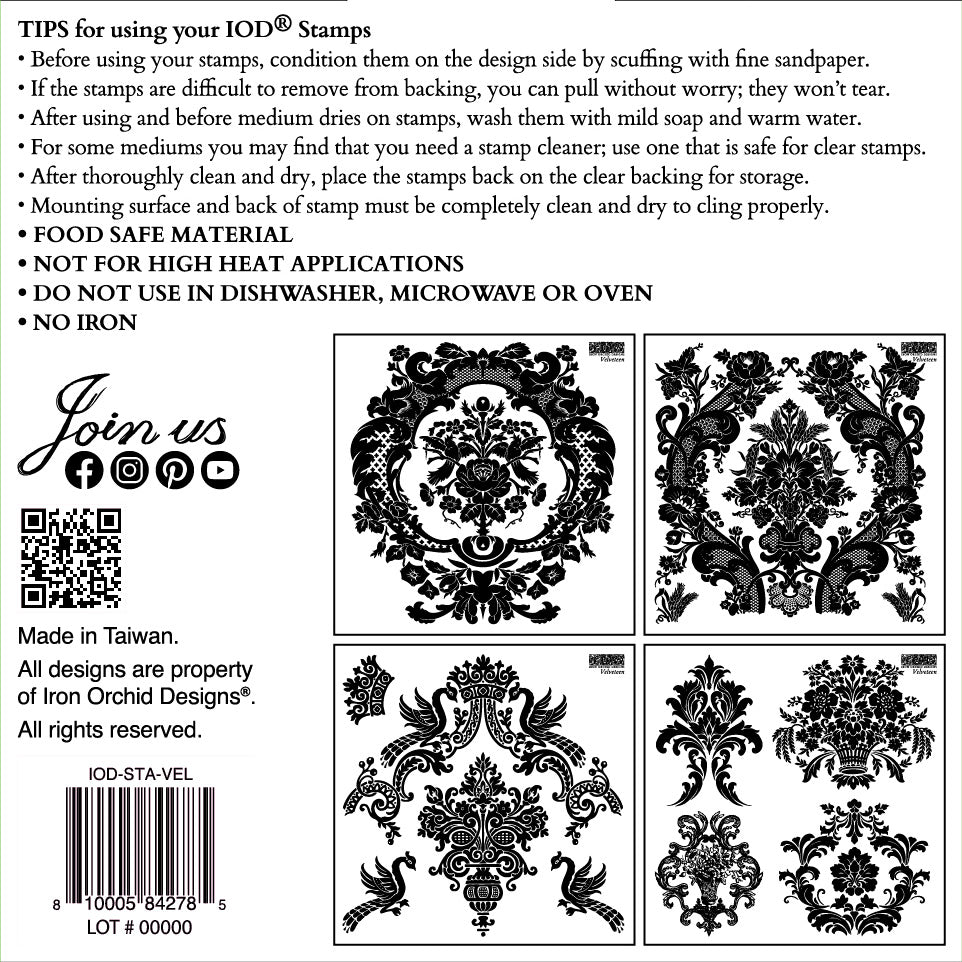 Iron Orchid Design Stamps