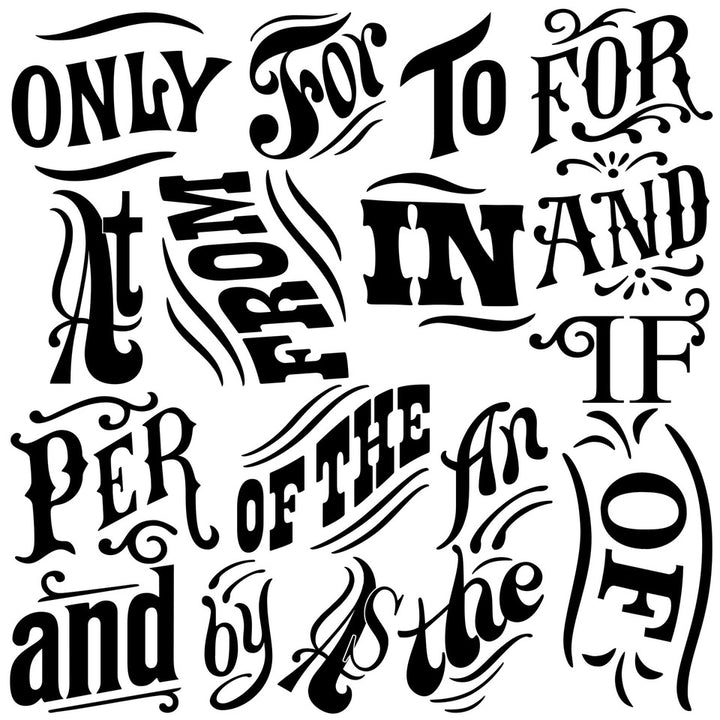 Iron Orchid Design Stamps