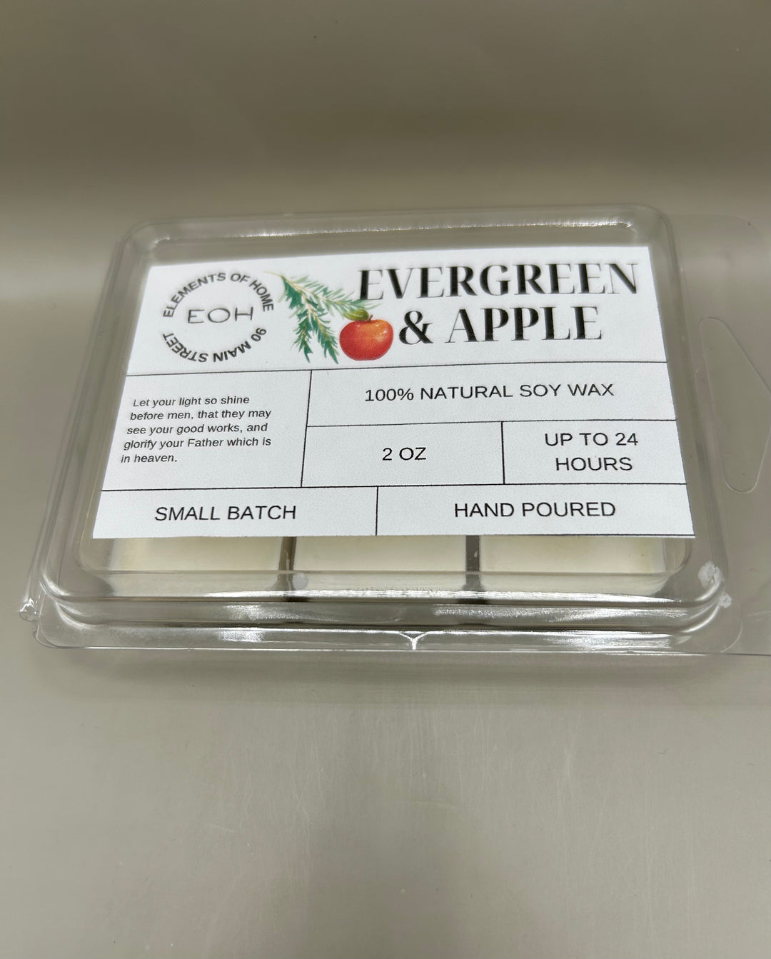 Evergreen & Apple Candles