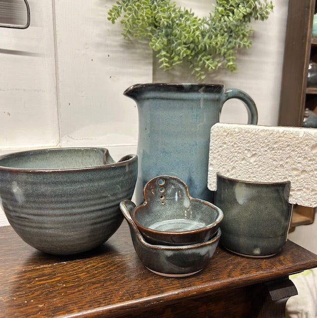 Floating Blue Pottery