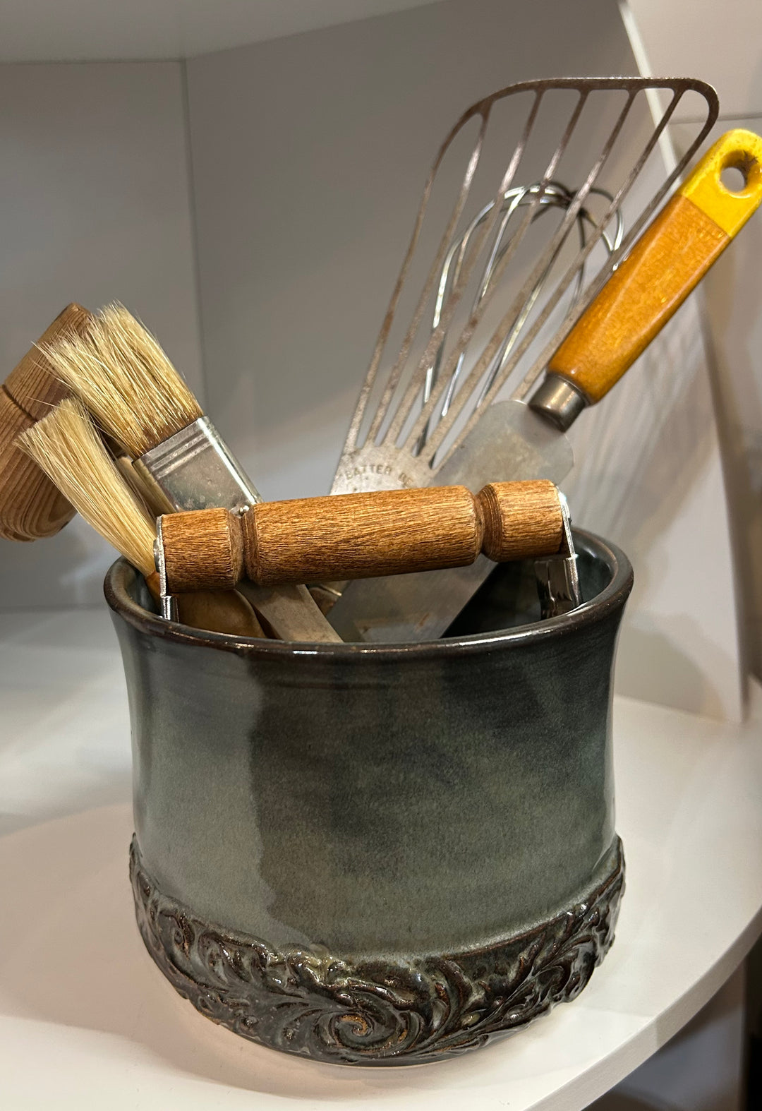 Floating Blue Pottery