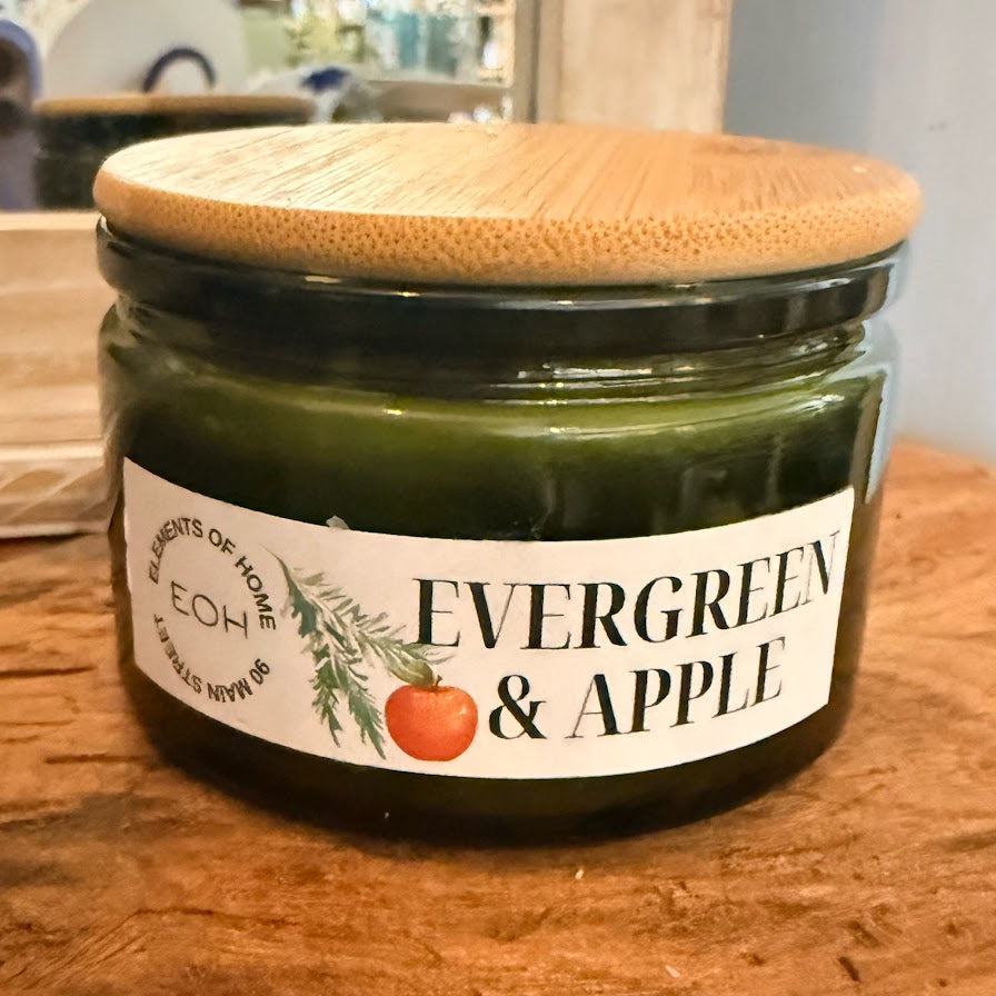 Evergreen & Apple Candles