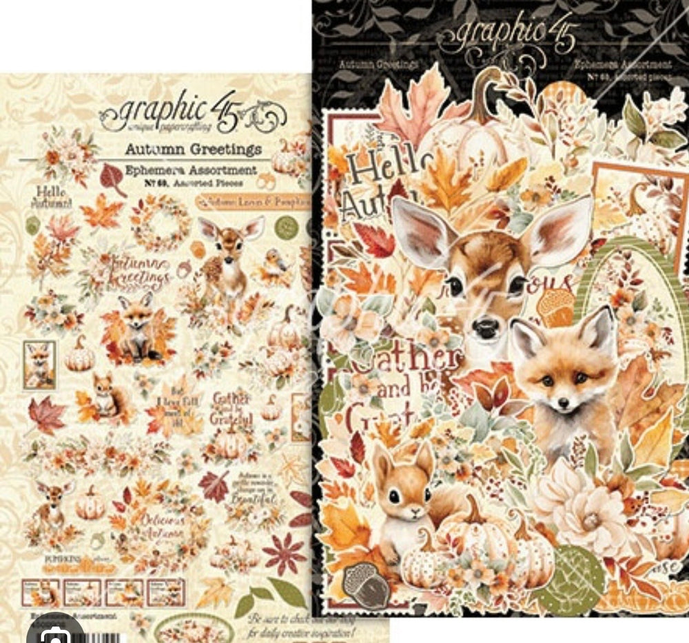 So cute! Wonderful fall themes die-cuts with florals, animals, and pumpkins, plus so much more.
