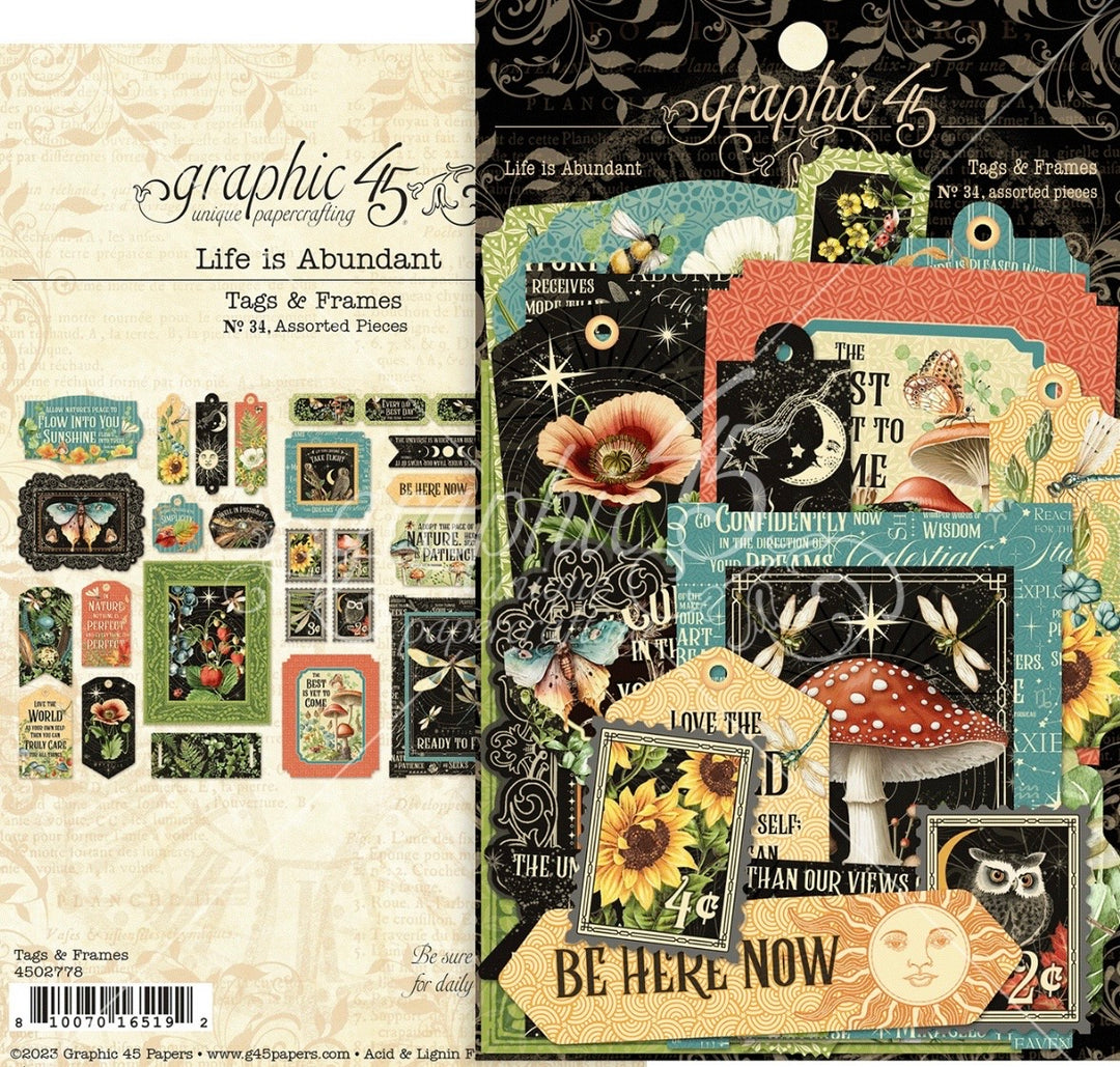 30+ pieces of outdoor aesthetic ephemera. These tags and frames will delight you.
Acid free, linen free
