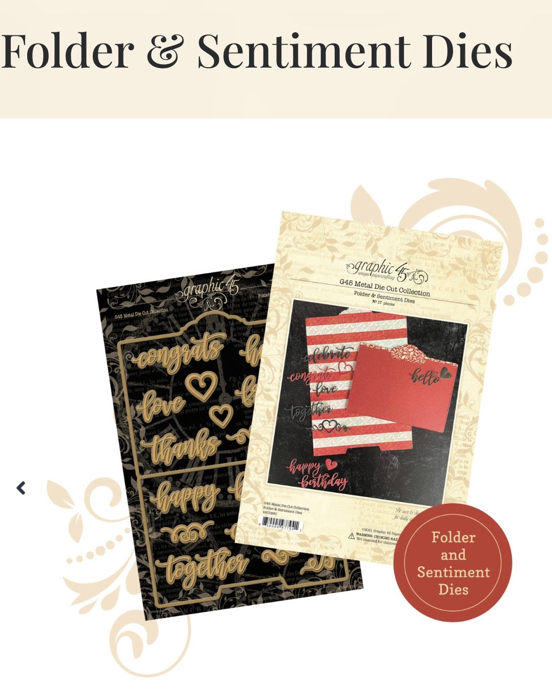 17 pieces

Sentiments: 1″ x 1″ to 2.75″ x 1″

Congrats, Hello, Love, Friend, Thanks, Happy, Birthday, Celebrate, Together with hearts and flourishes

Folder 5 1/2 x 8″, dimension folded 5 1/2 x 4″