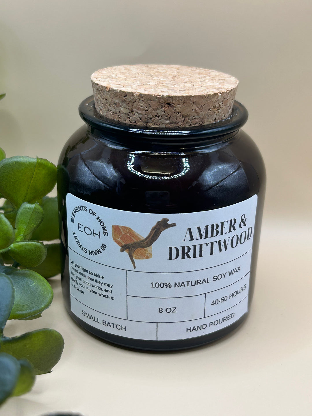 Amber & Driftwood Candles