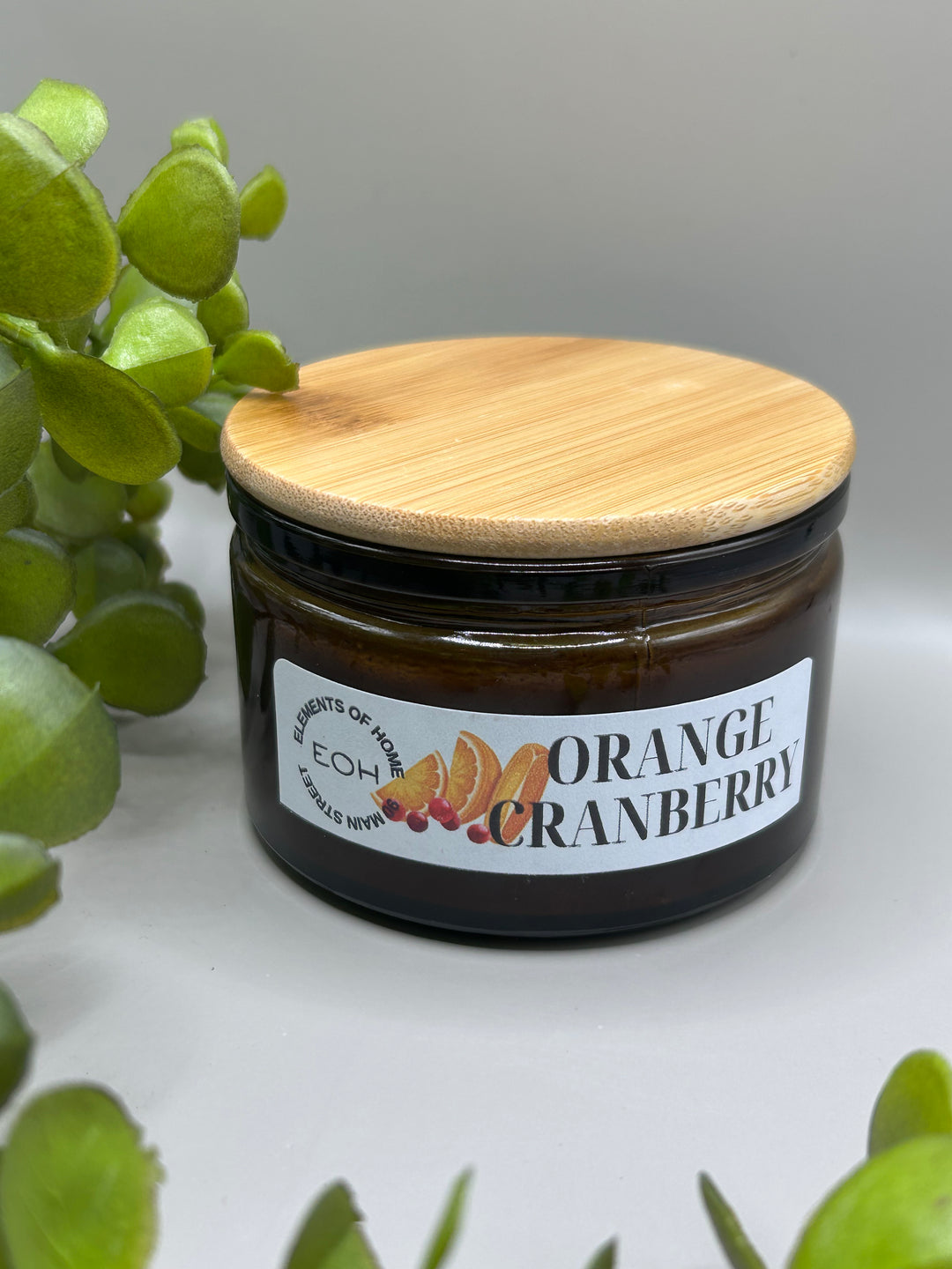 Orange Cranberry Candles