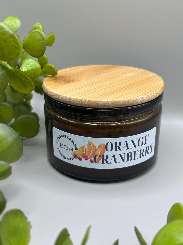 Orange Cranberry Candles