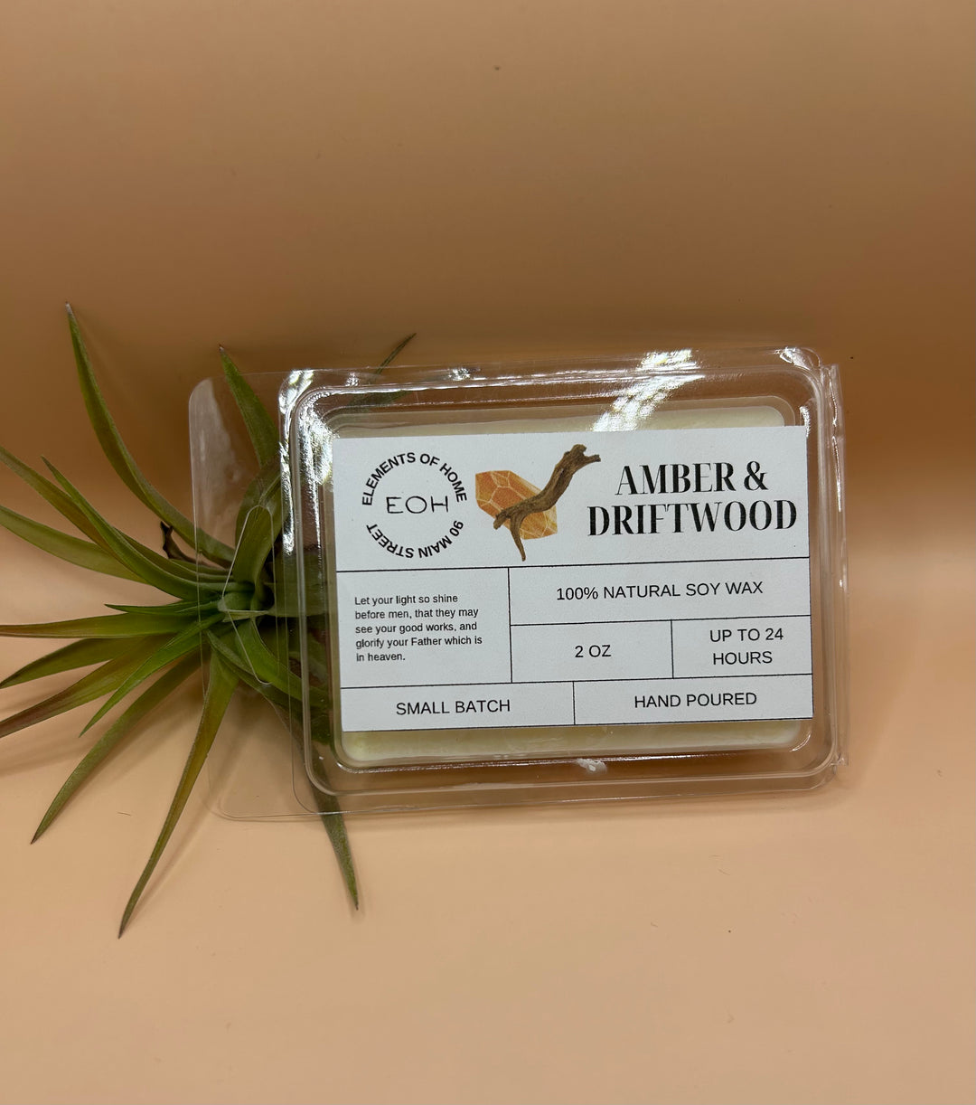 Amber & Driftwood Candles