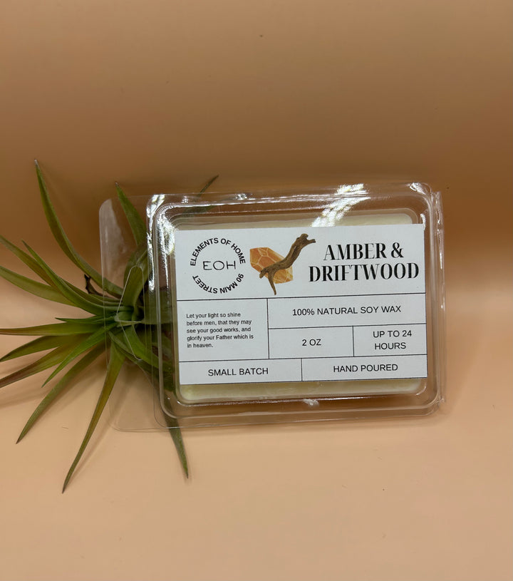 Amber & Driftwood Candles