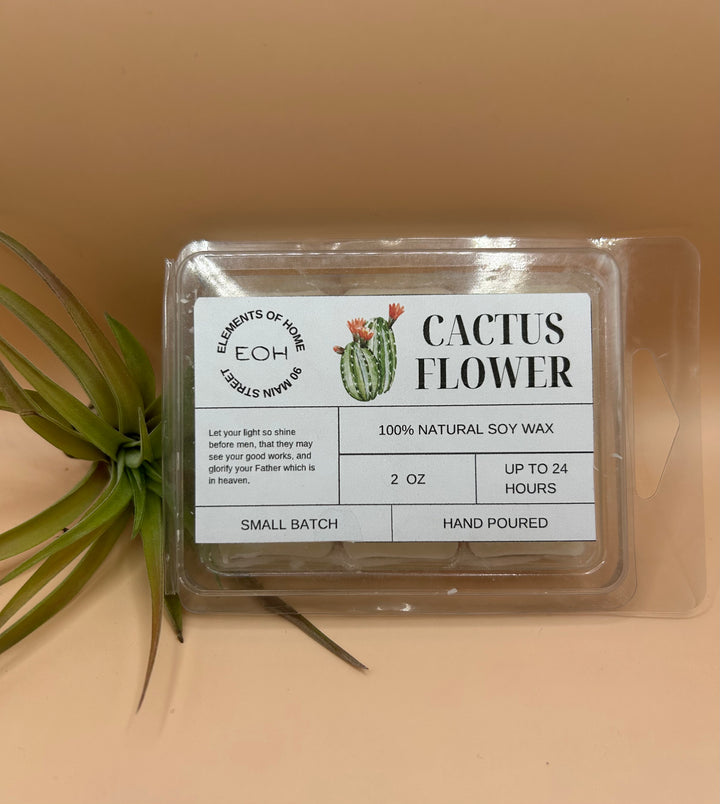 Cactus Flower Candles