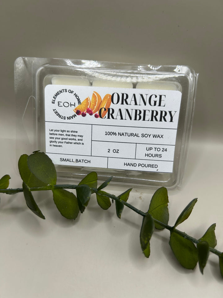 Orange Cranberry Candles