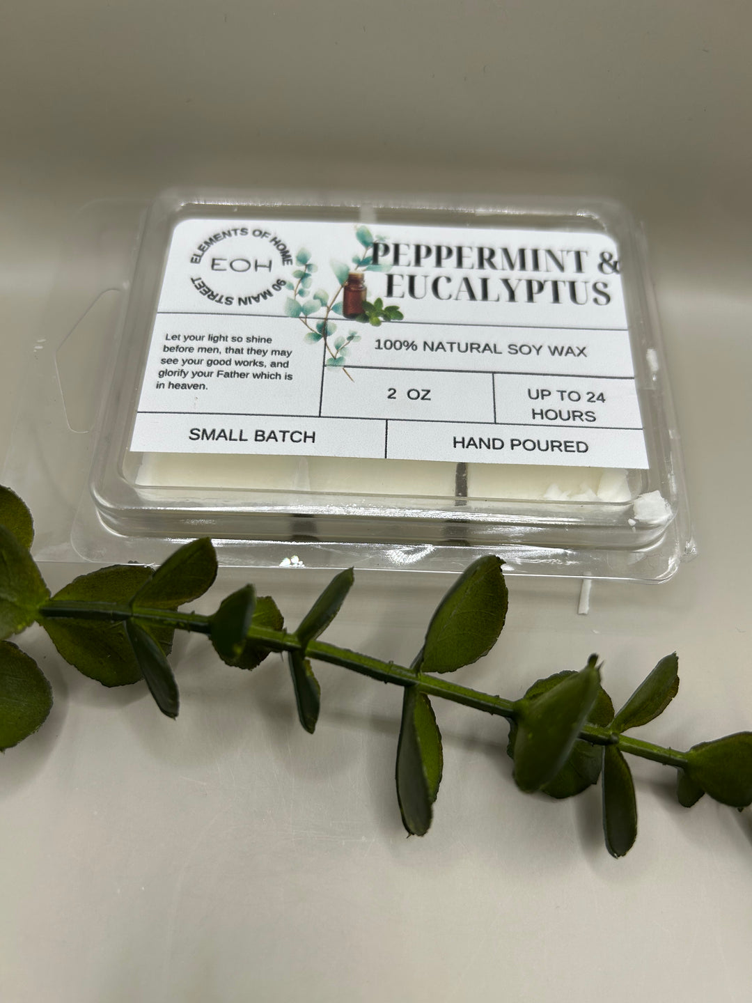 Peppermint & Eucalyptus Candles