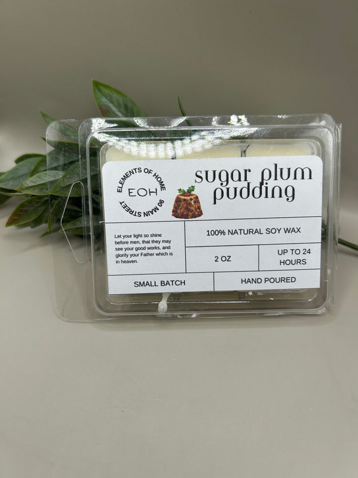 Sugar Plum Pudding Candles