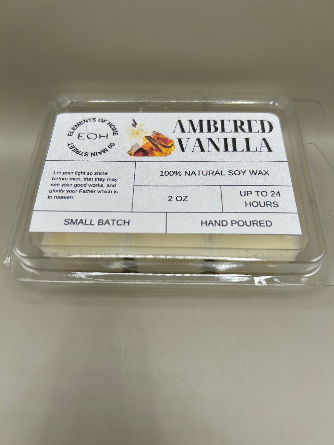 Ambered Vanilla Candles