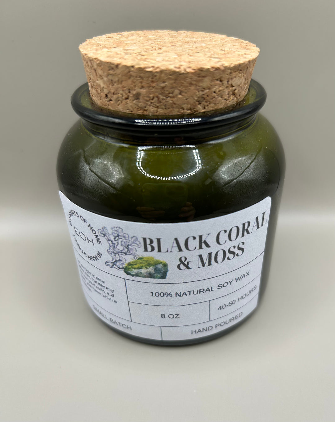 Black Coral & Moss Candles
