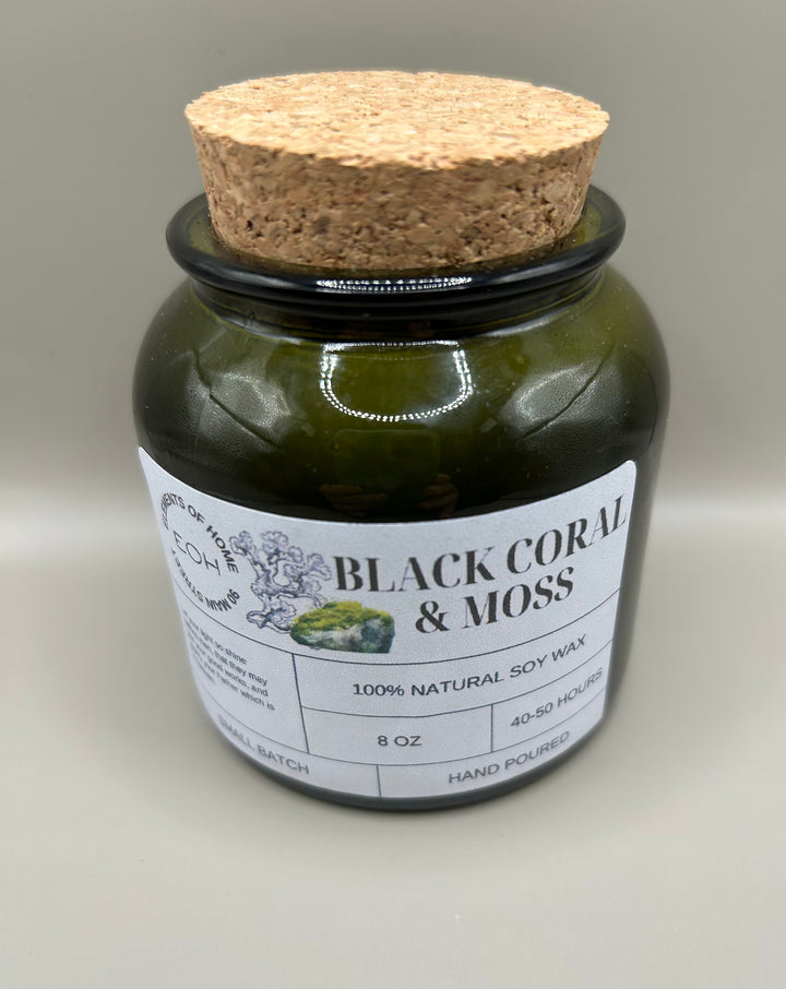 Black Coral & Moss Candles