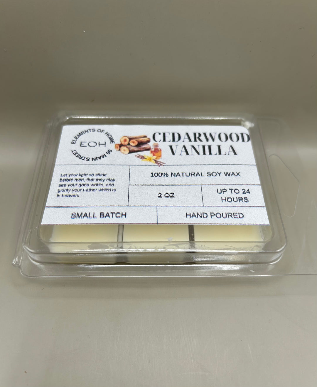 Cedarwood Vanilla Candles