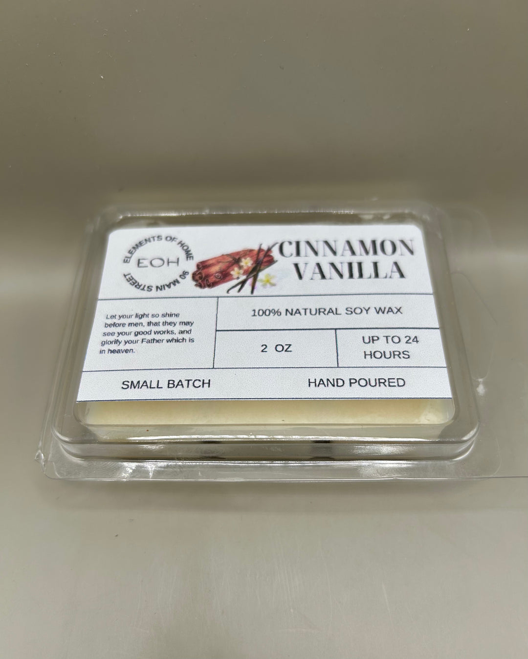 Cinnamon Vanilla Candles