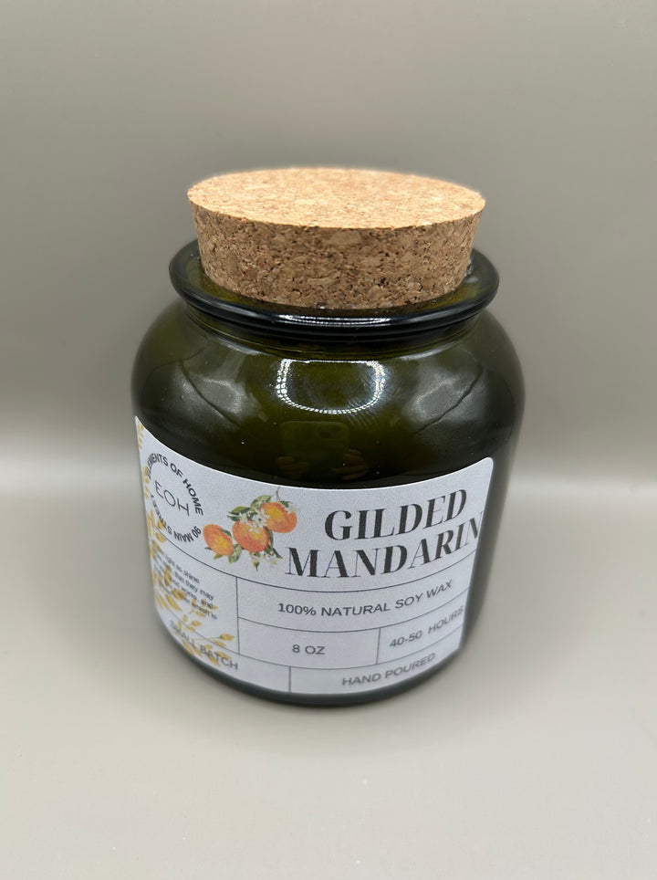Gilded Mandarin Candles