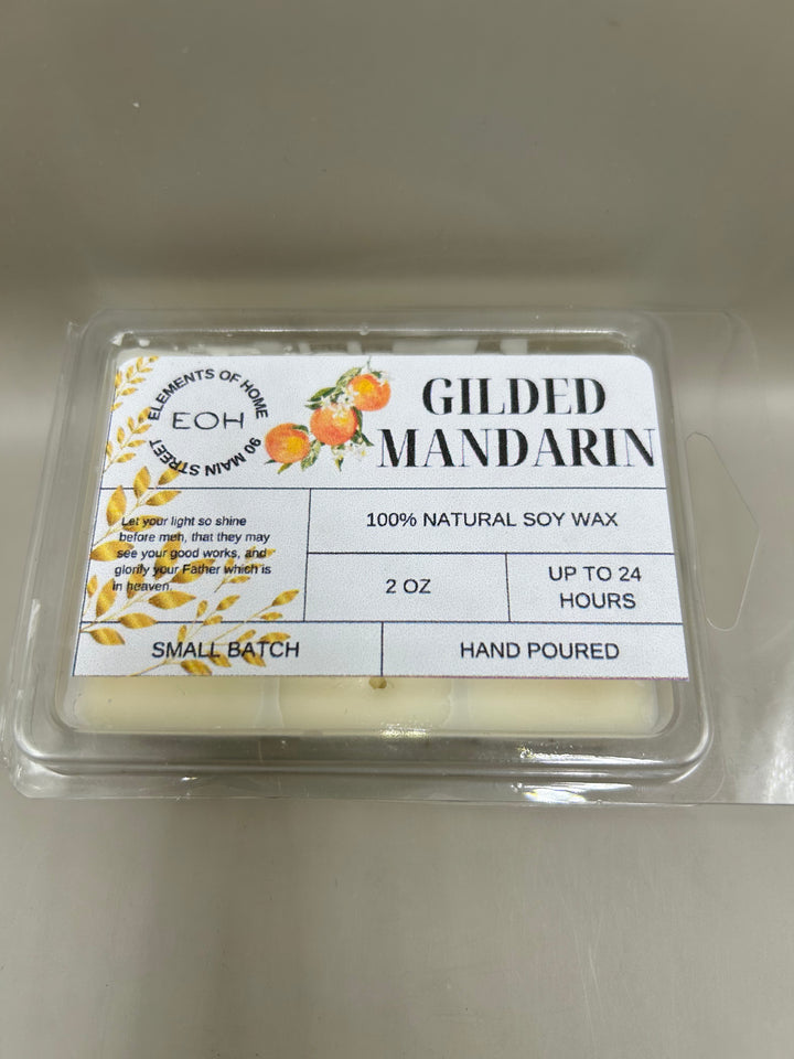 Gilded Mandarin Candles