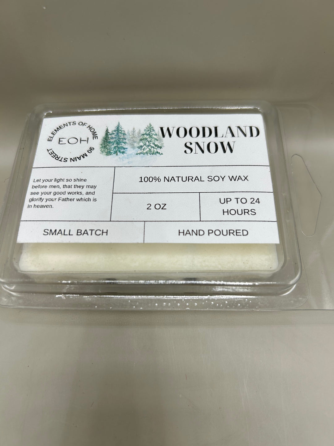 Woodland Snow Candles