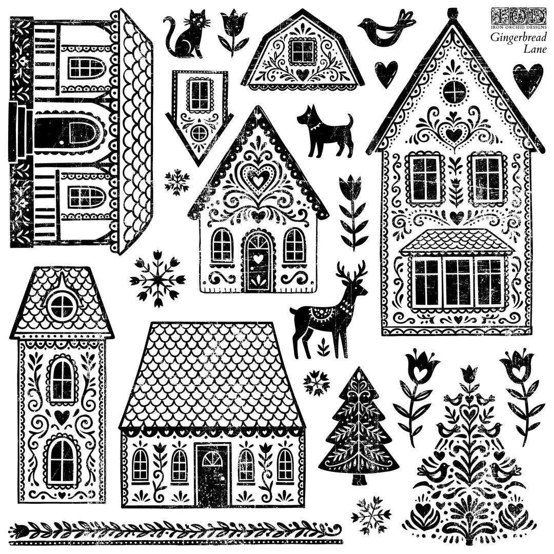 Iron Orchid Design Stamps
