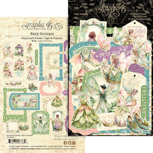 graphic45 Chipboard Embellishments