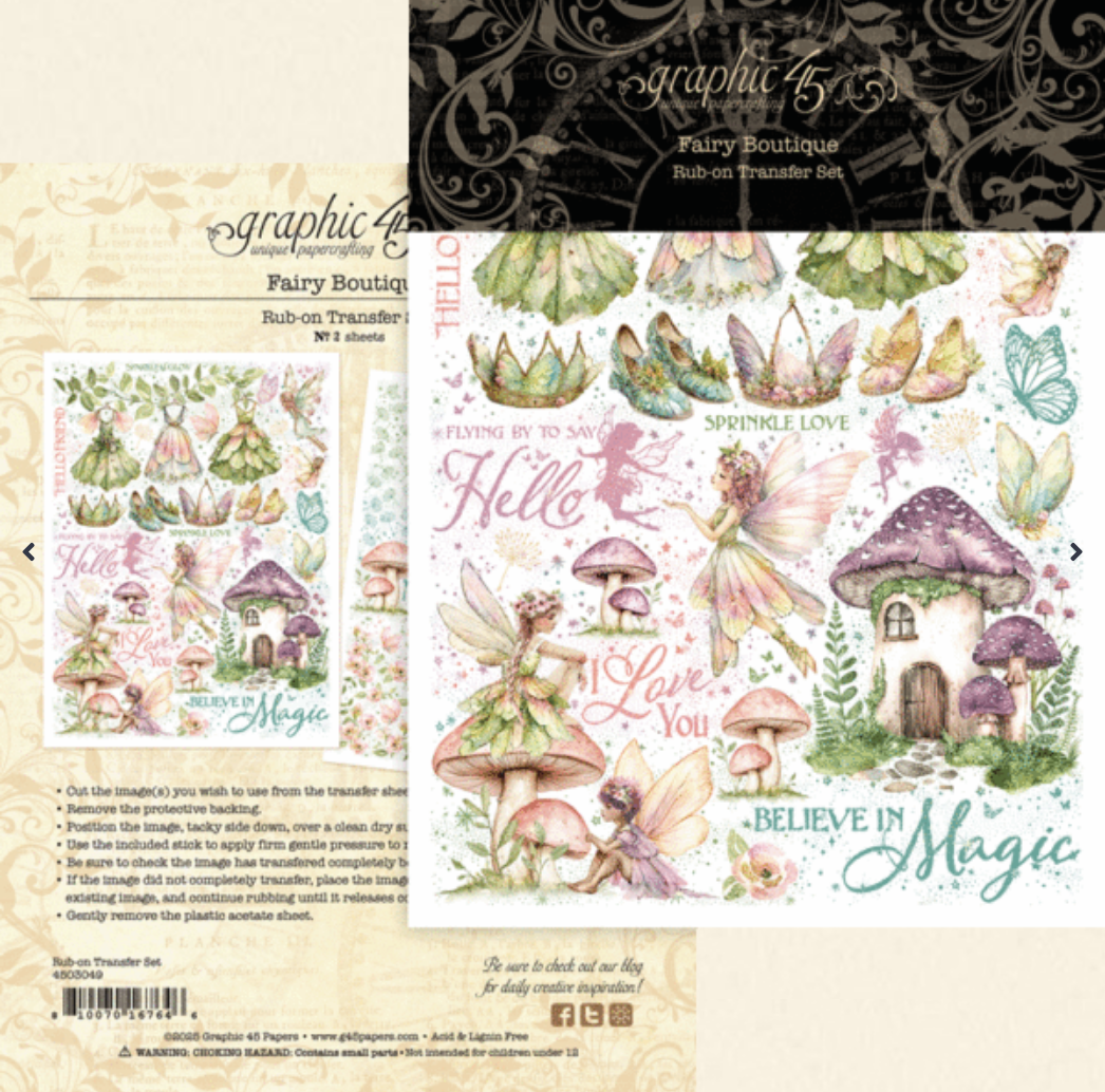 graphic45 Rub-on Transfer Sets