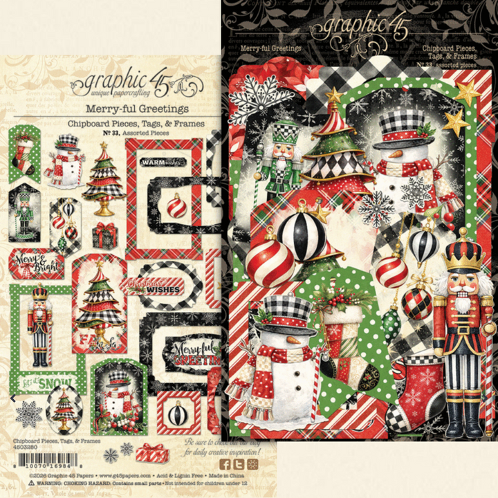graphic45 Chipboard Embellishments