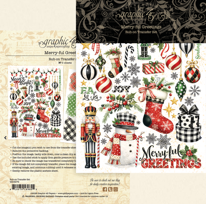 graphic45 Rub-on Transfer Sets