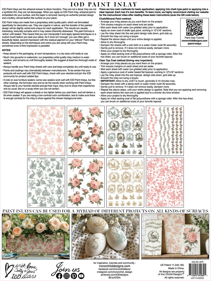IOD Paint Inlays