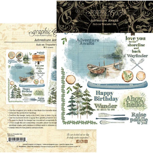 graphic45 Rub-on Transfer Sets