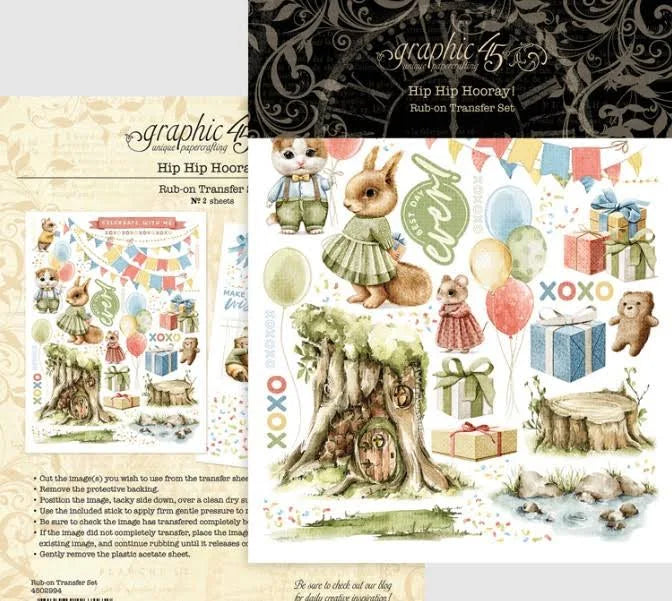 graphic45 Rub-on Transfer Sets