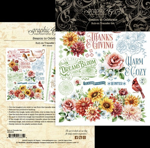 graphic45 Rub-on Transfer Sets