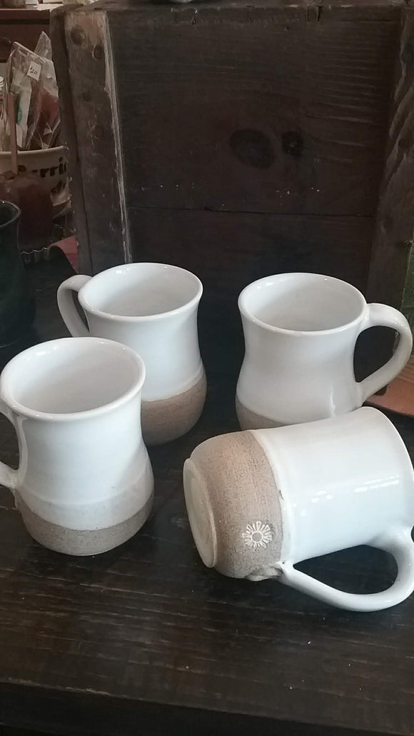 Farmhouse White Mugs