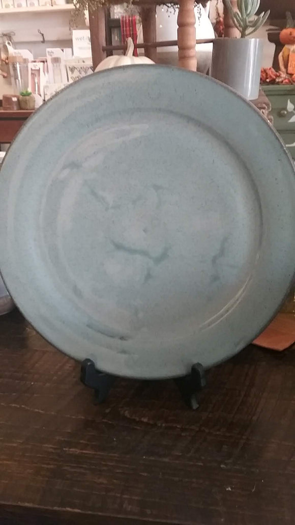 Large Blue Serving Plate