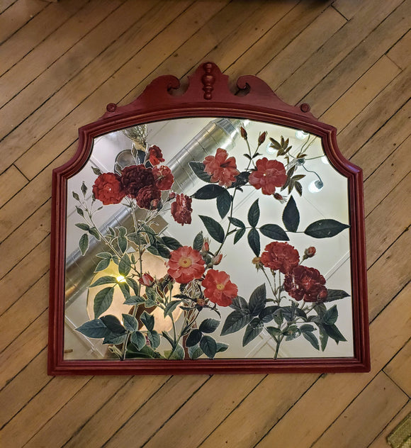 Red Mirror with Redoute