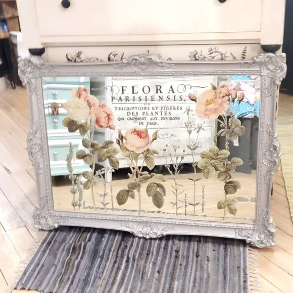 Mirror with Flora Parisiensis